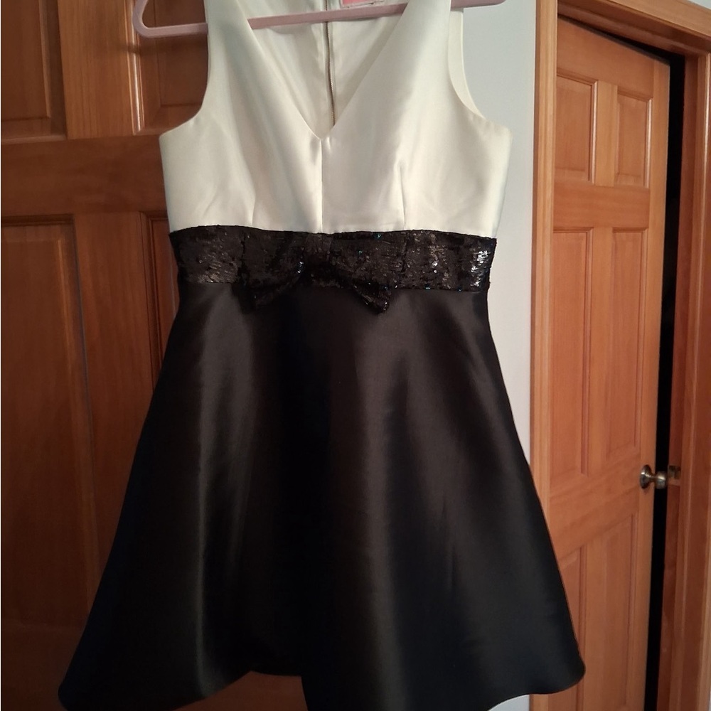 Elegant Black and White Kate Spade Dress